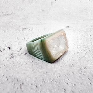 Home / Jewelry / Green Agate Statement Ring Green Agate Statement Ring